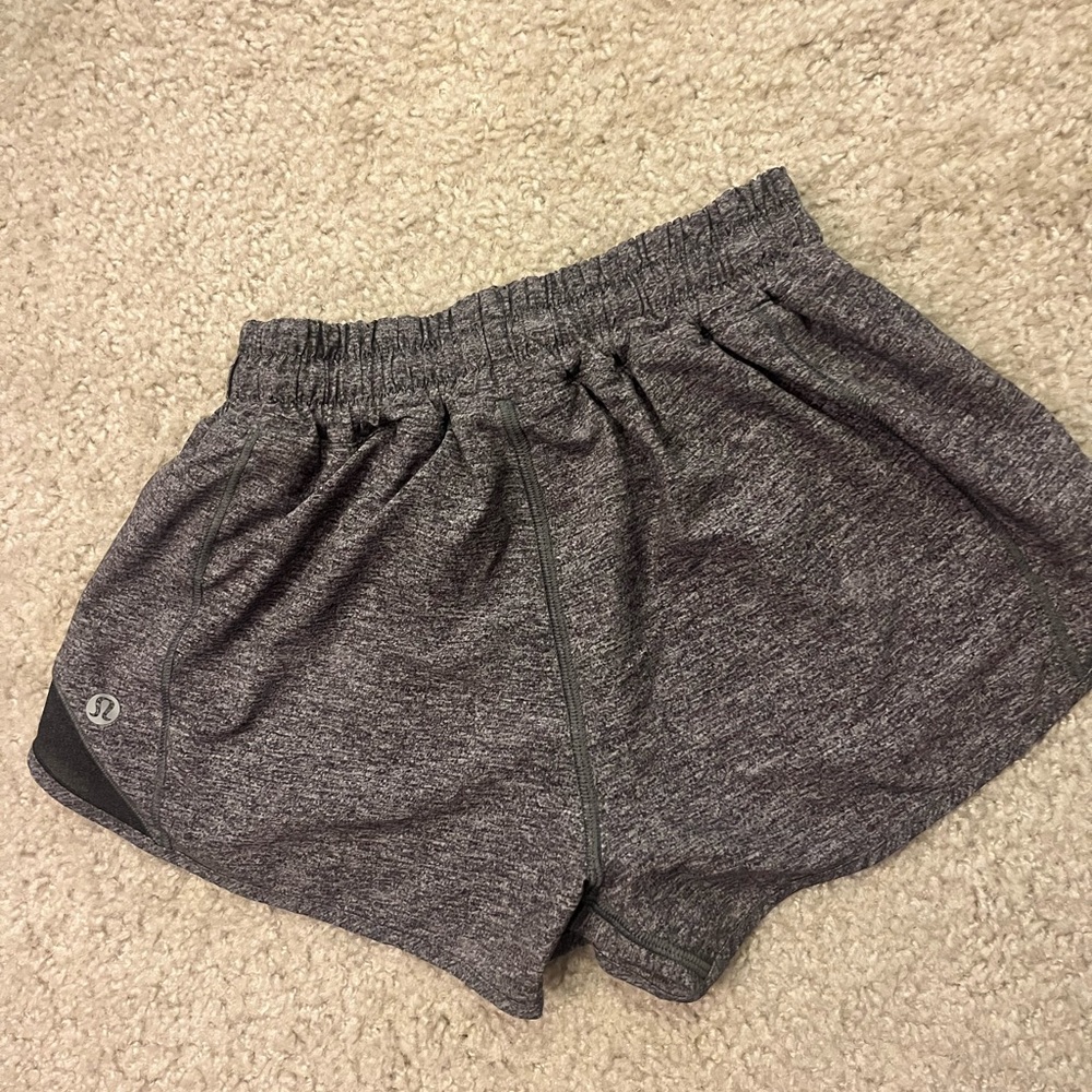 lululemon athletica Heather Gray Athletic Shorts